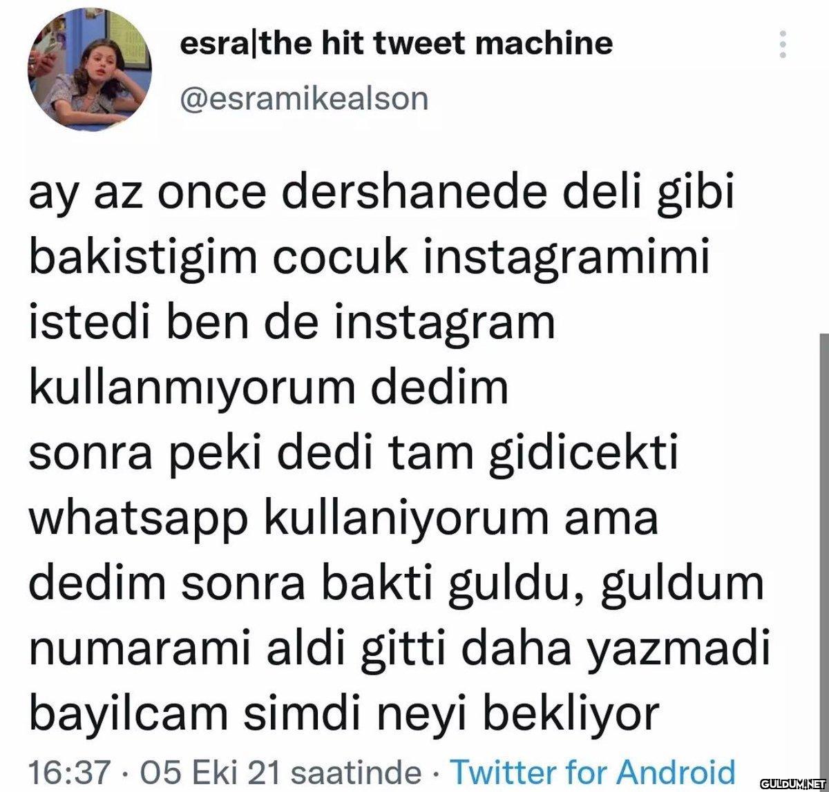 esralthe hit tweet machine...
