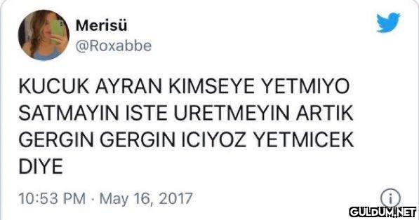 Merisü @Roxabbe KUCUK...