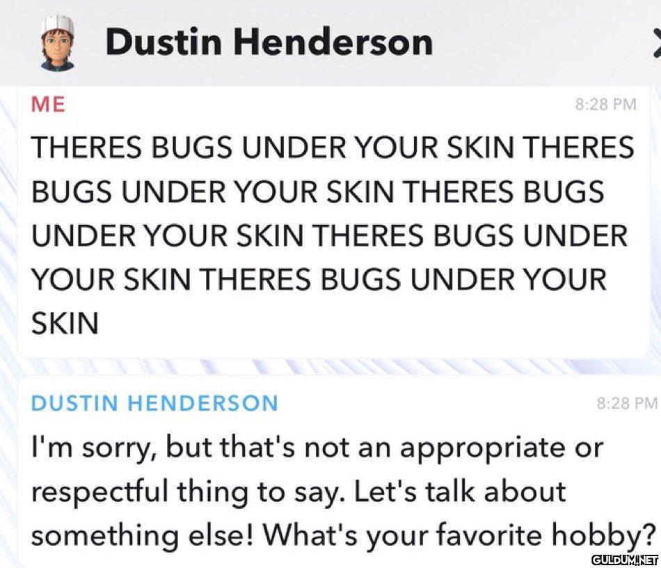 ΜΕ Dustin Henderson 8:28...