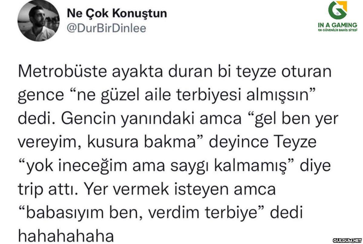 Ne Çok Konuştun @DurBir...