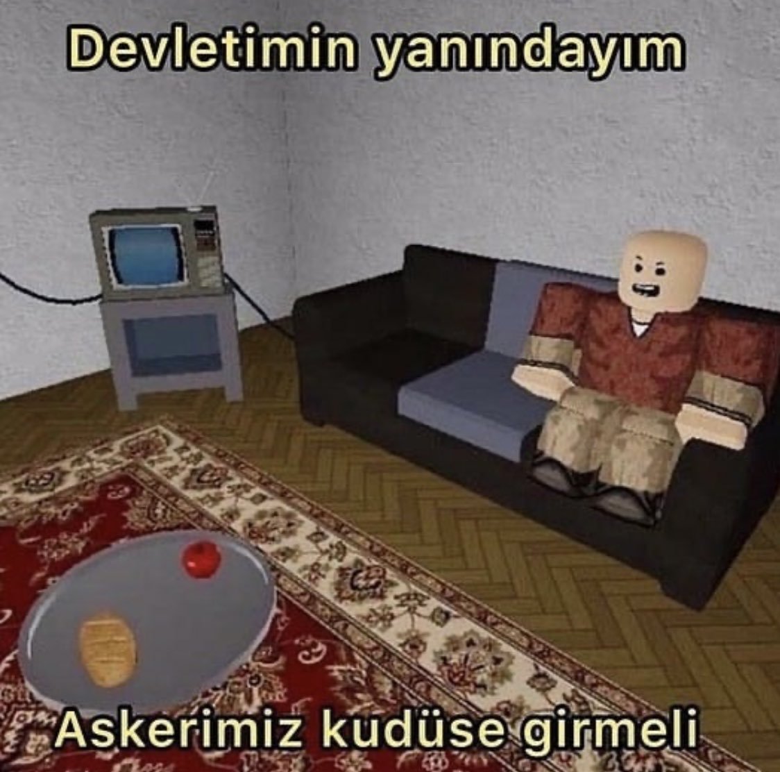 Devletimin yanındayım...