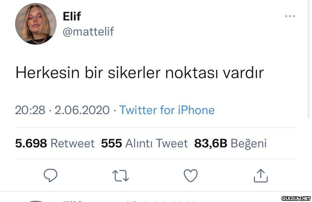 Elif @mattelif Herkesin...