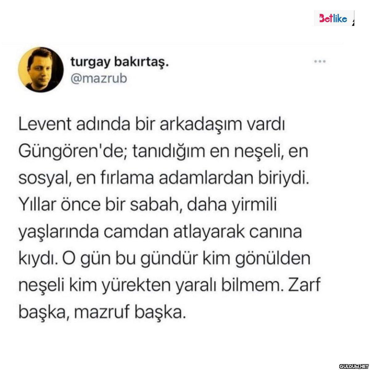 turgay bakırtaş. @mazrub...