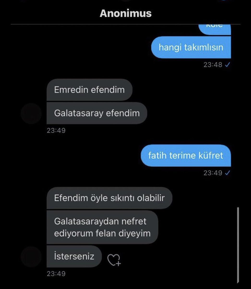 Emredin efendim Anonimus...
