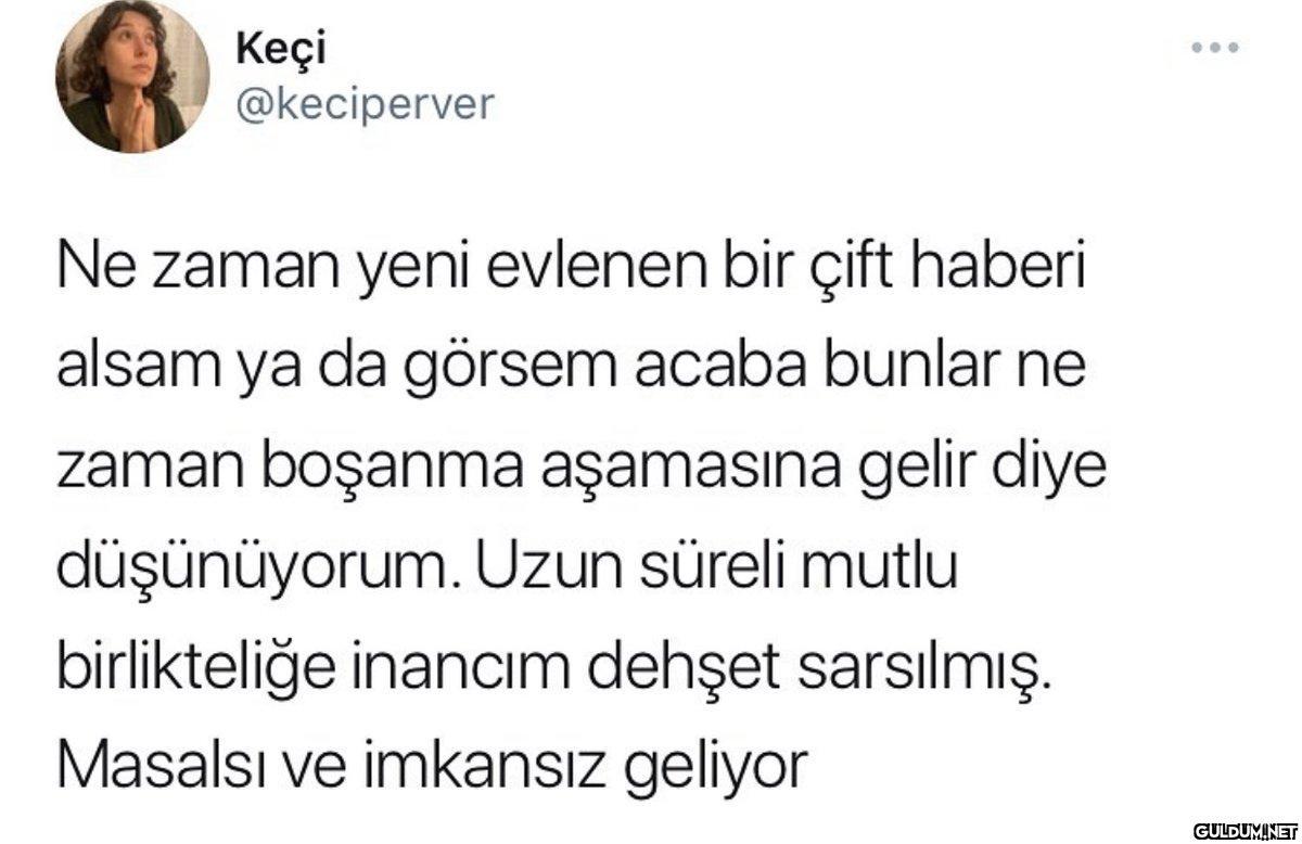 Keçi @keciperver Ne zaman...