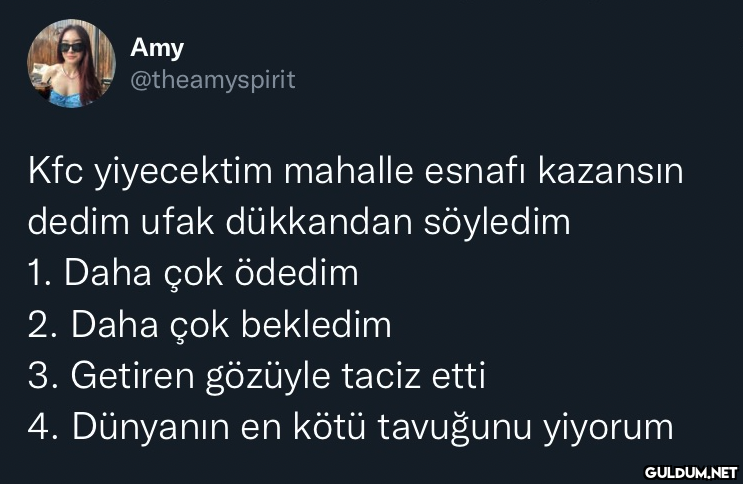 Amy @theamyspirit Kfc...
