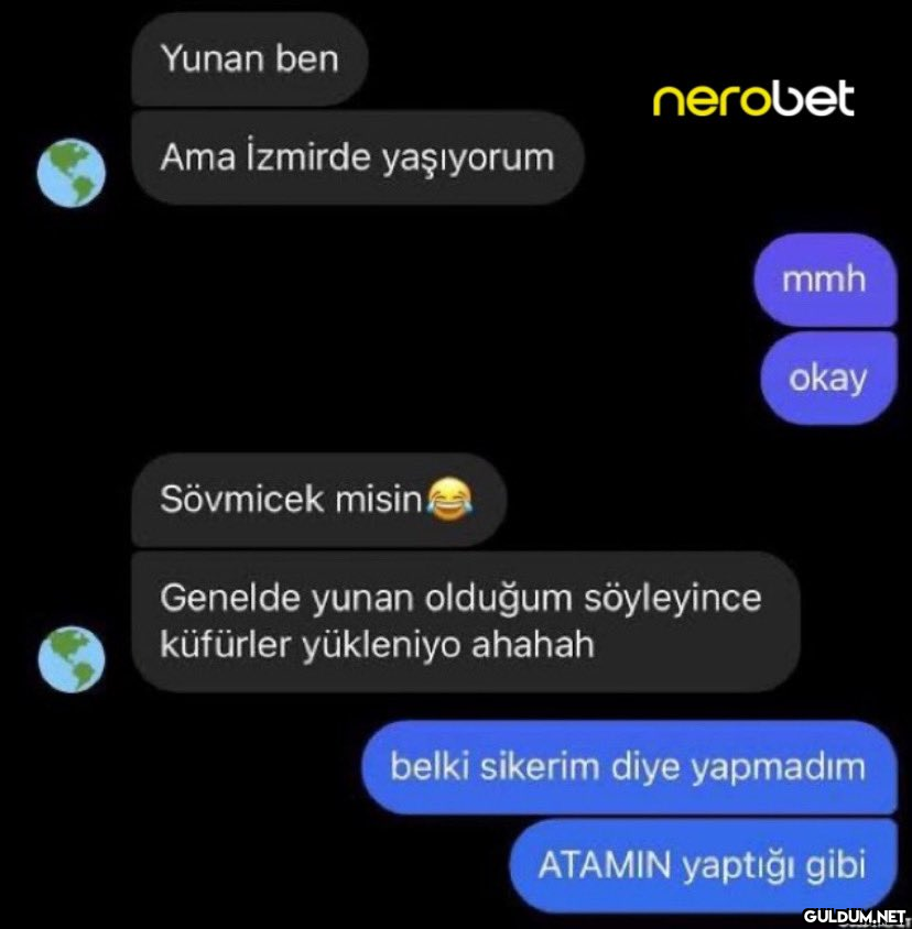Yunan ben Ama İzmirde...