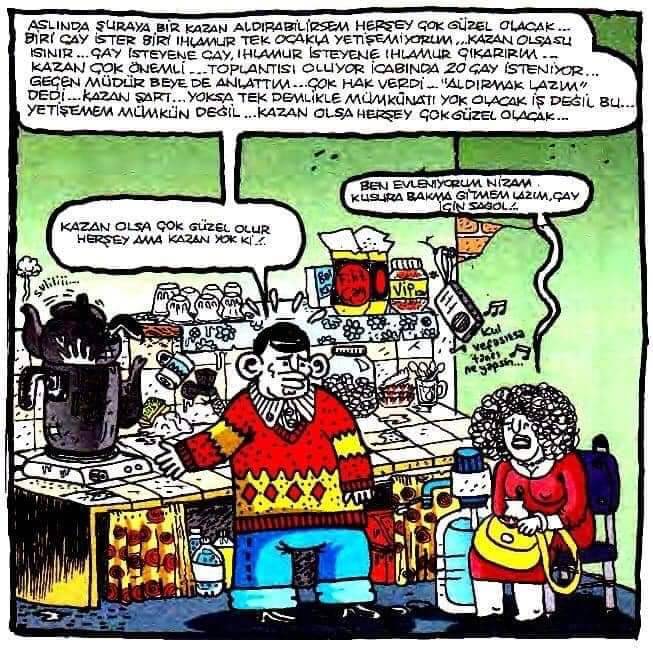 Kazan olsa çok güzel olur...