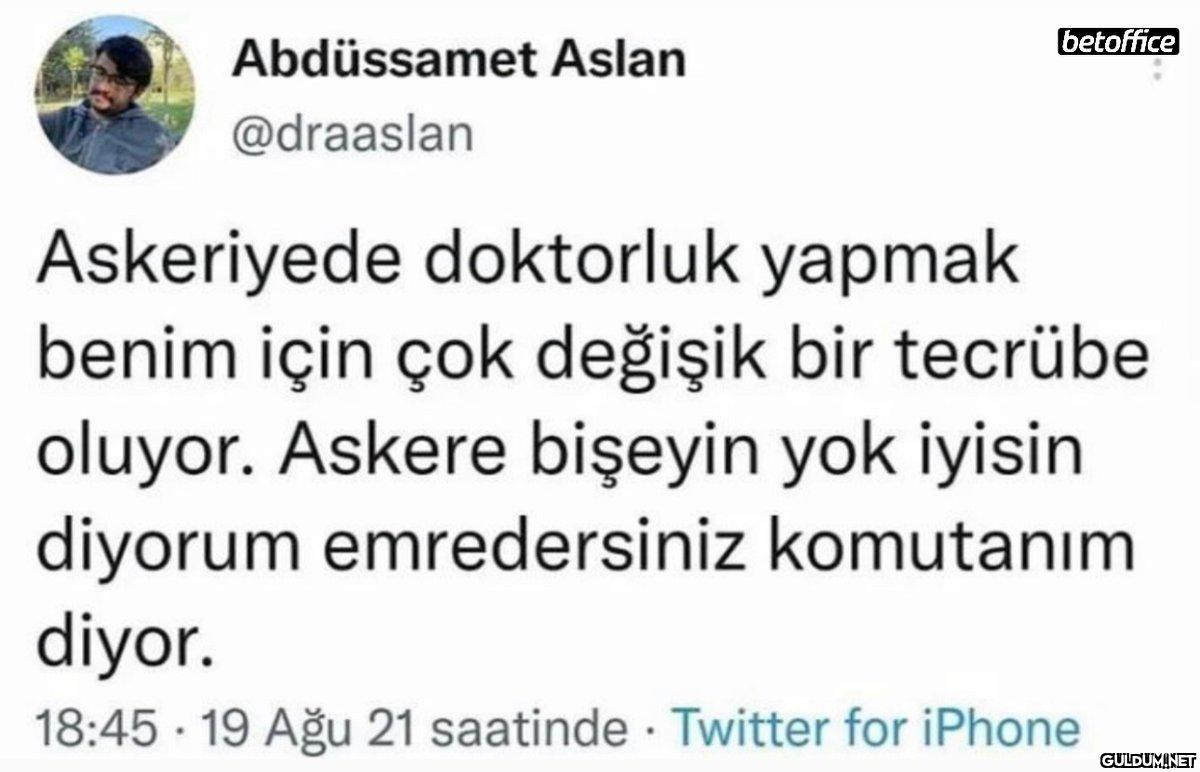 Abdüssamet Aslan @draaslan...