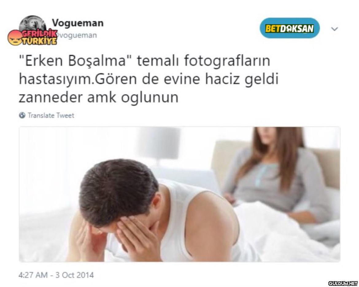 Vogueman GERİLDİK vogueman...