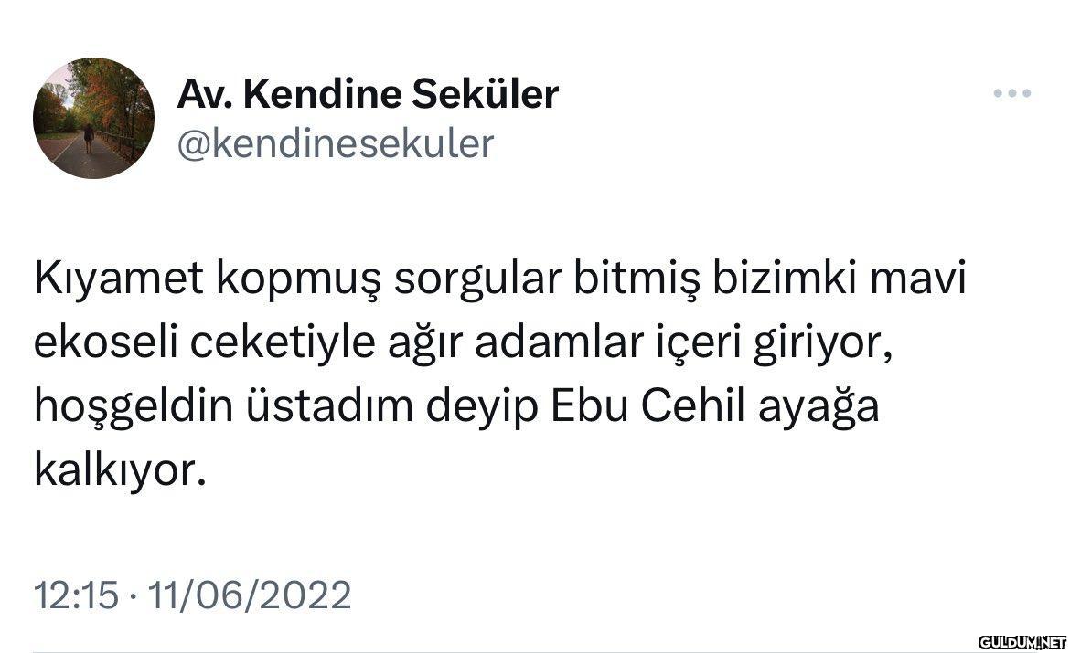 Av. Kendine Seküler...
