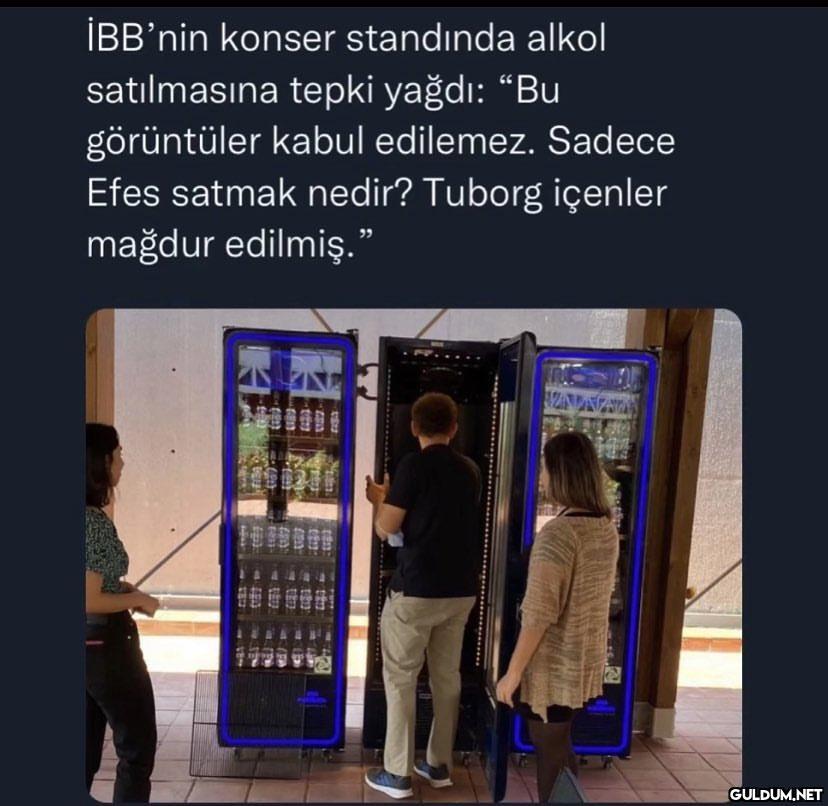 İBB'nin konser standında...