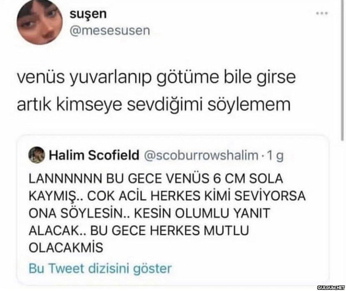 suşen @mesesusen venüs...