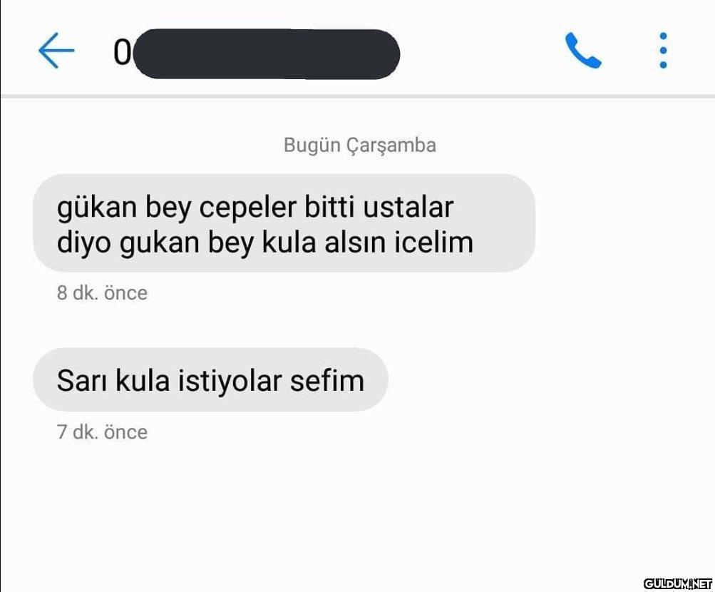 ←0 Bugün Çarşamba gükan...