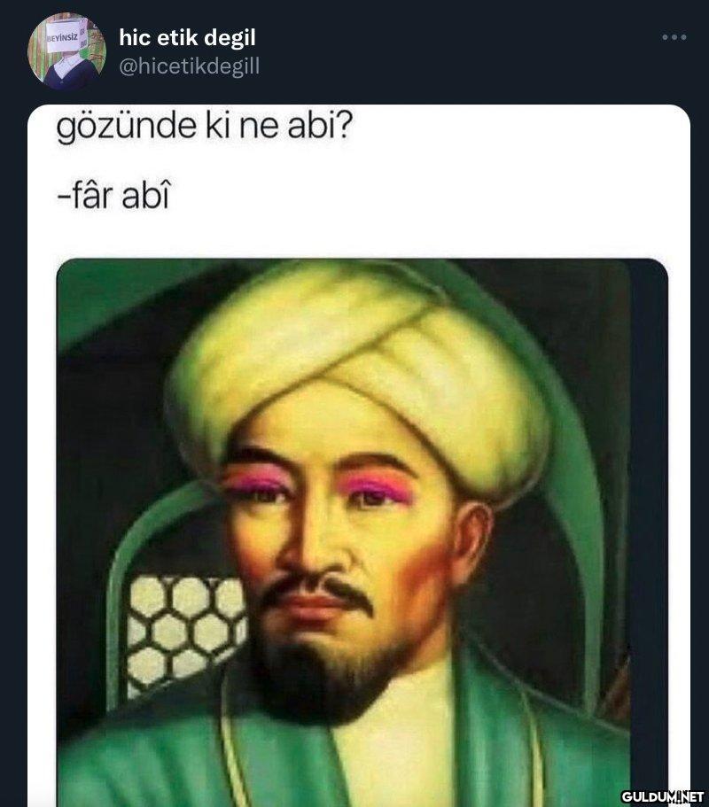 hic etik degil...