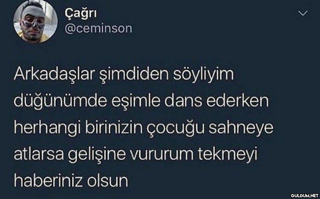 Çağrı @ceminson Arkadaşlar...