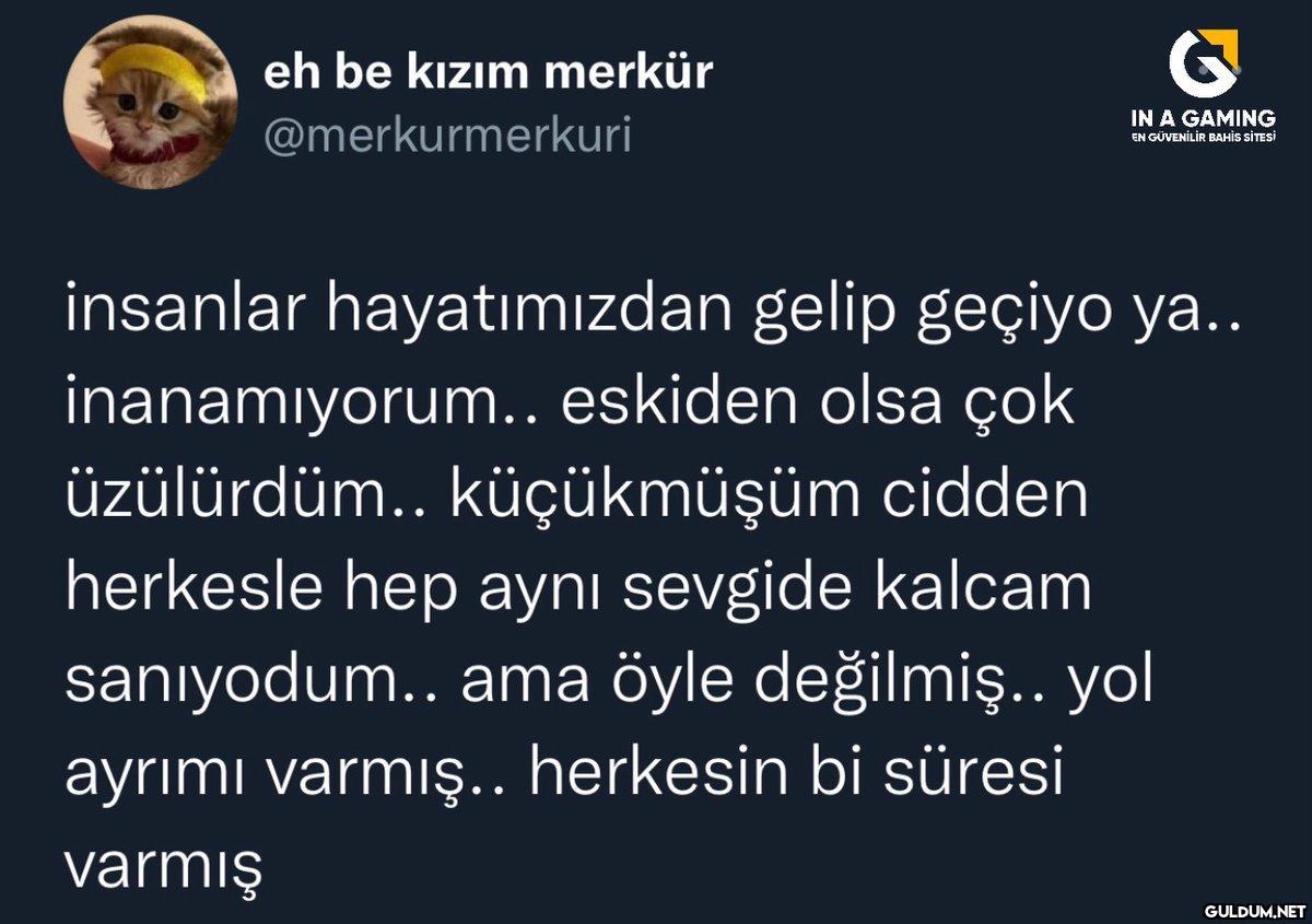 eh be kızım merkür...