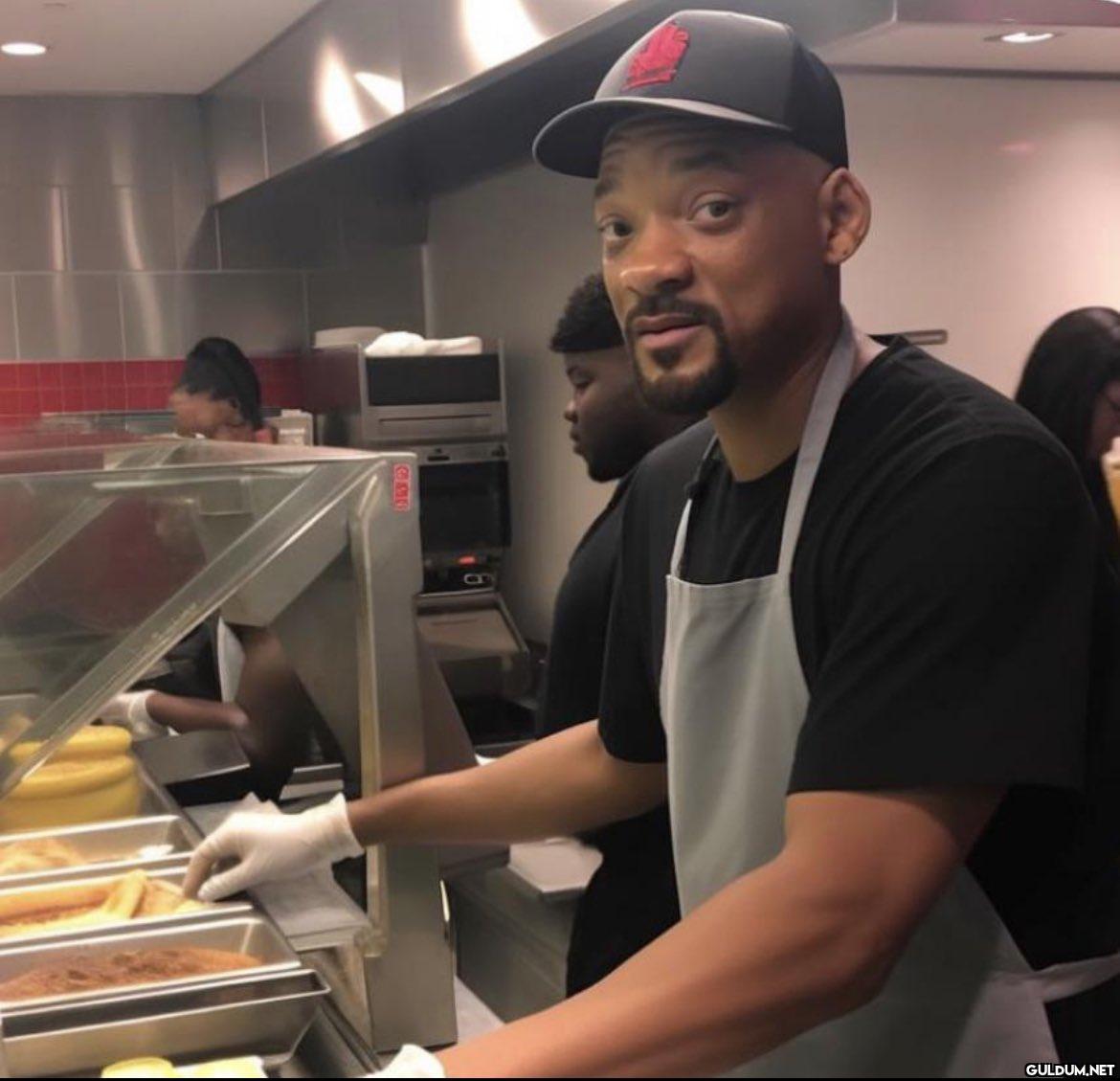 Will Smith working at...