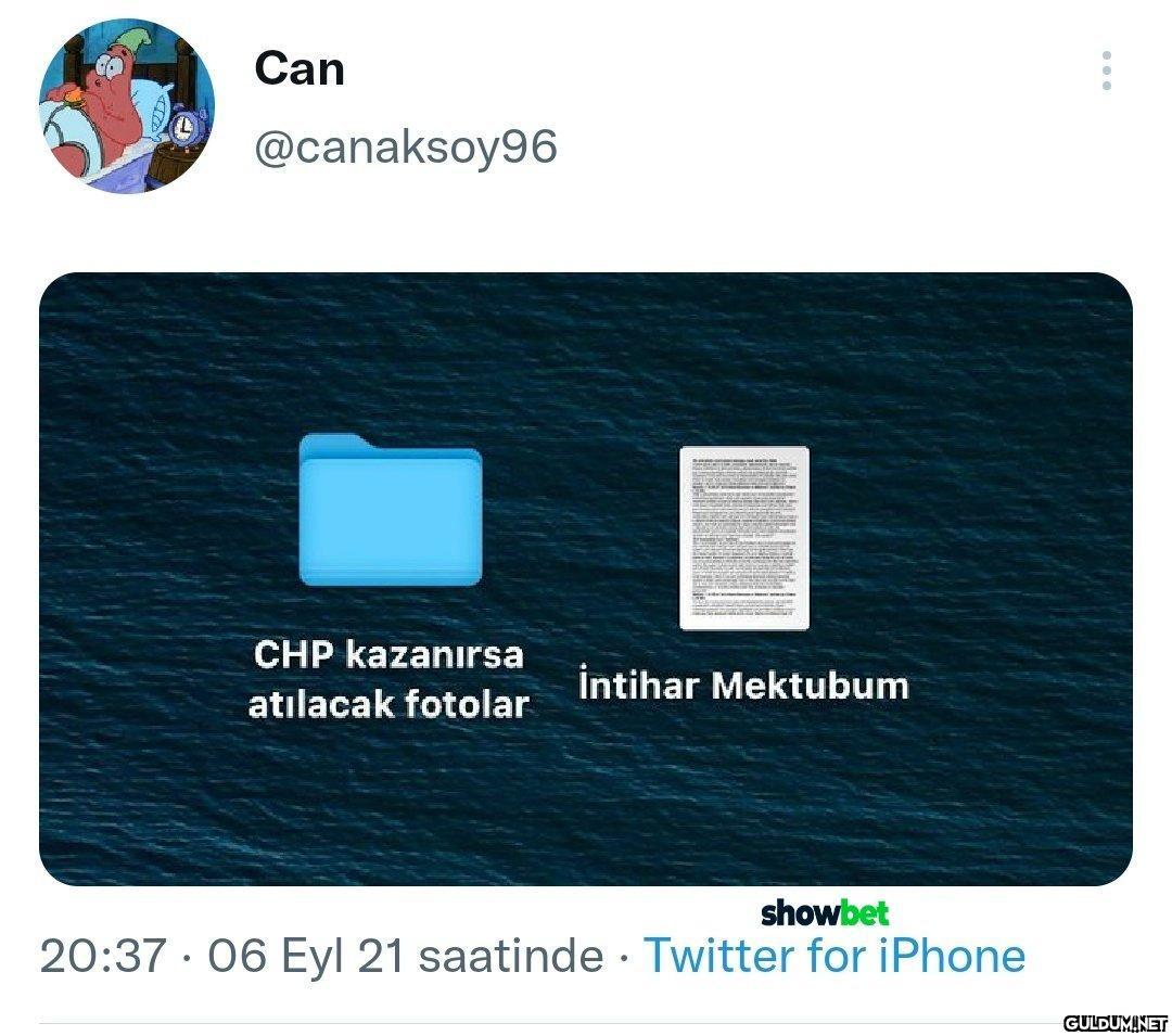 Can @canaksoy96 CHP...