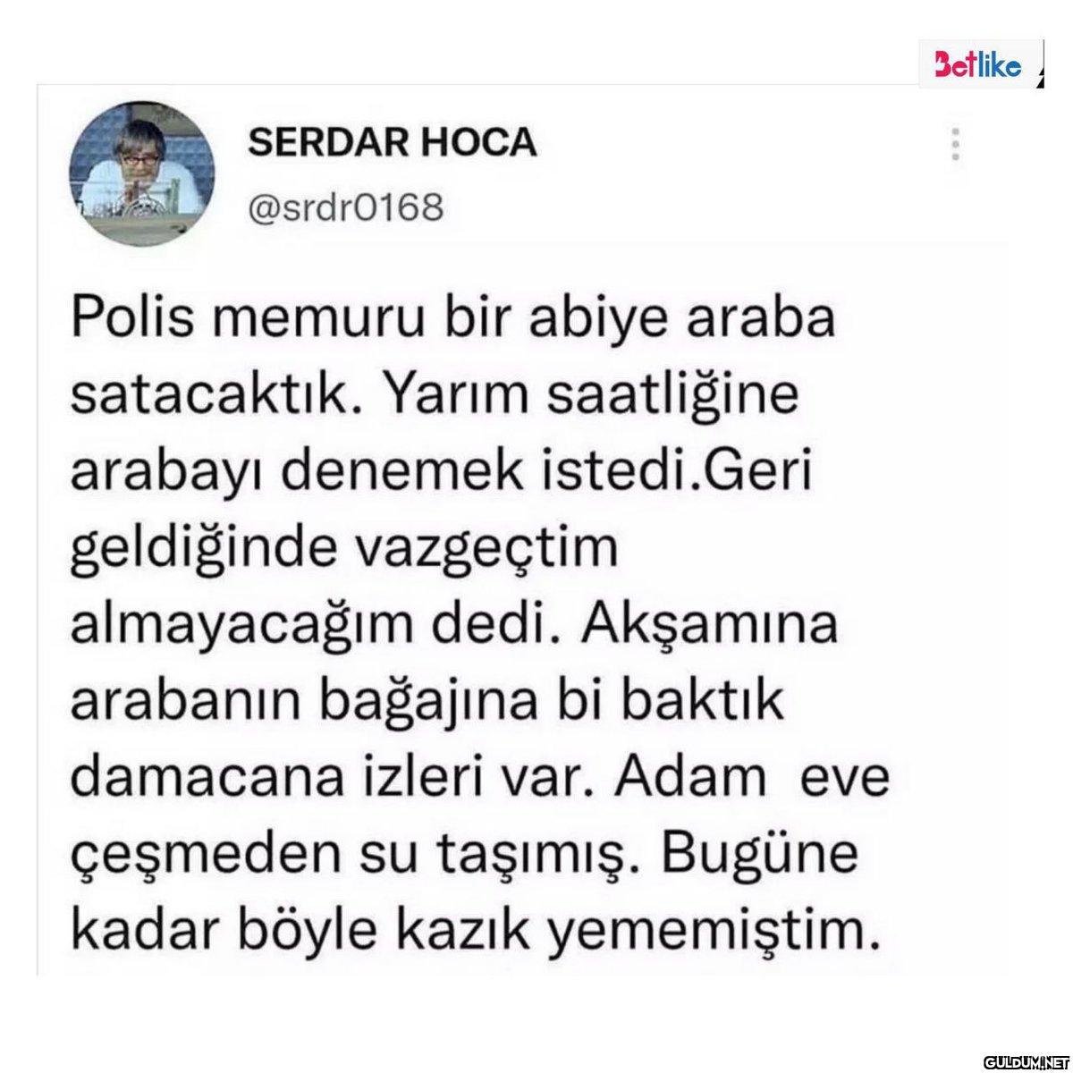 SERDAR HOCA @srdr0168...