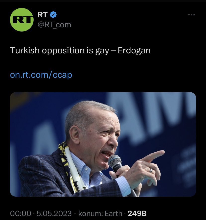 Türk muhalefeti gaydir.  ...