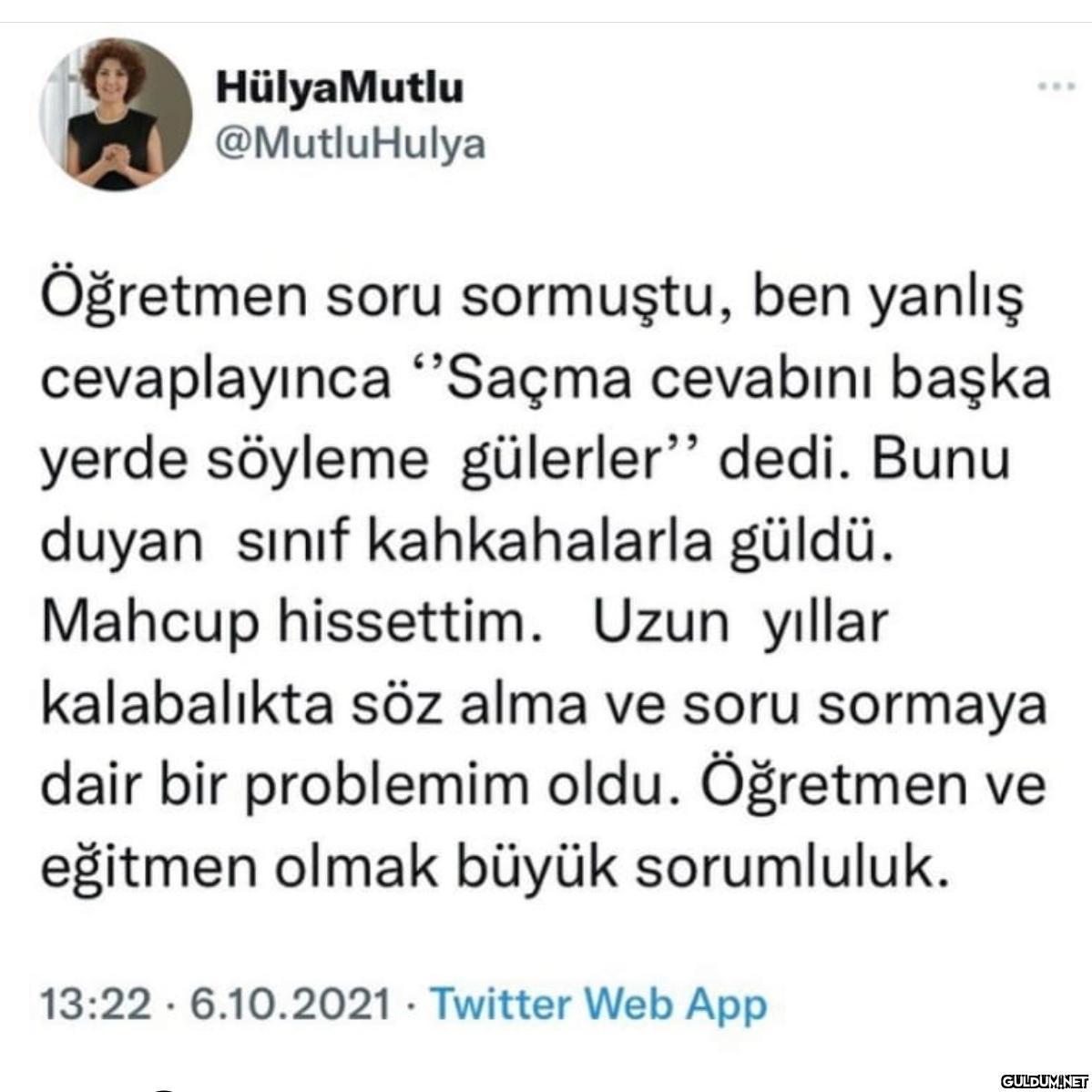 HülyaMutlu @MutluHulya...