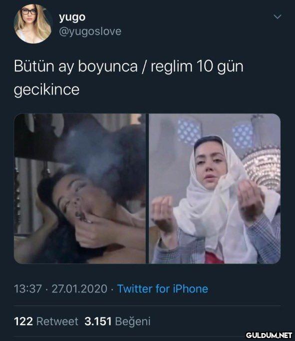 yugo @yugoslove Bütün ay...