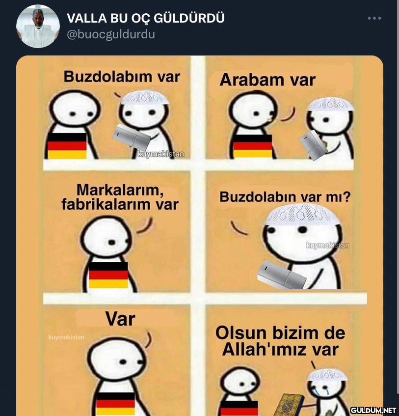 VALLA BU OÇ GÜLDÜRDÜ...