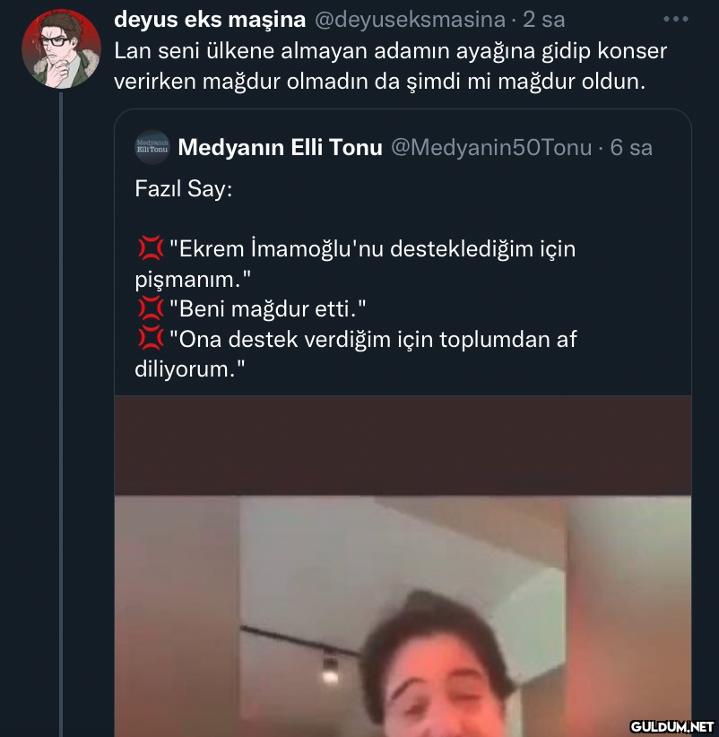 deyus eks maşina...