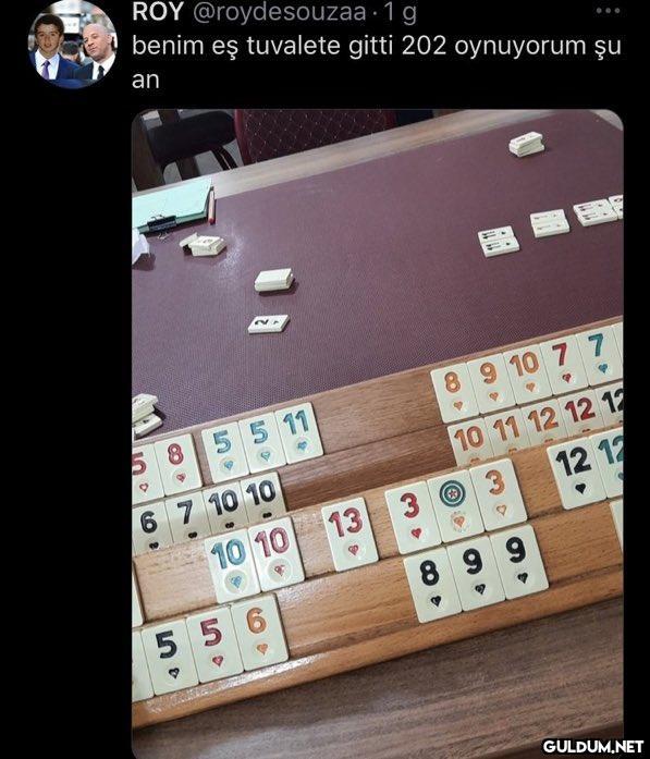 ROY @roydesouzaa 1 g benim...