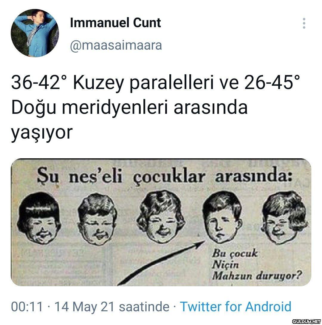 Immanuel Cunt @maasaimaara...