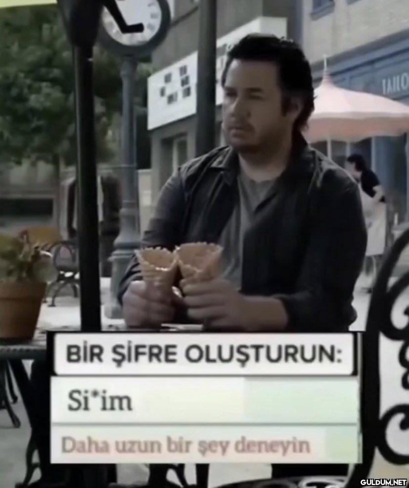 BİR ŞİFRE OLUŞTURUN: Si'im...