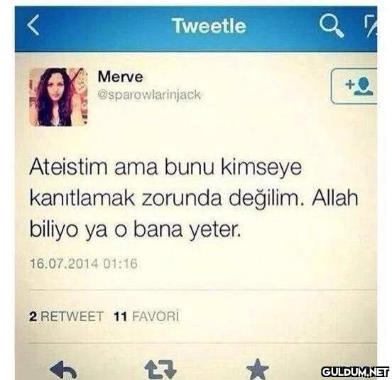 Merve Tweetle...