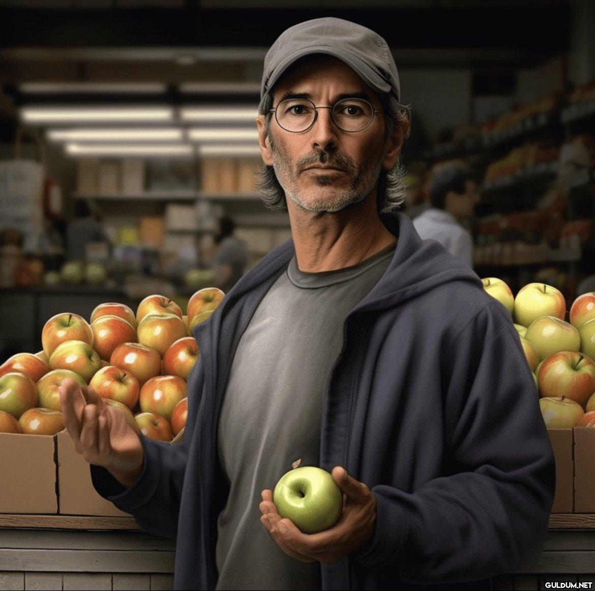 Steve Jobs, apple seller...