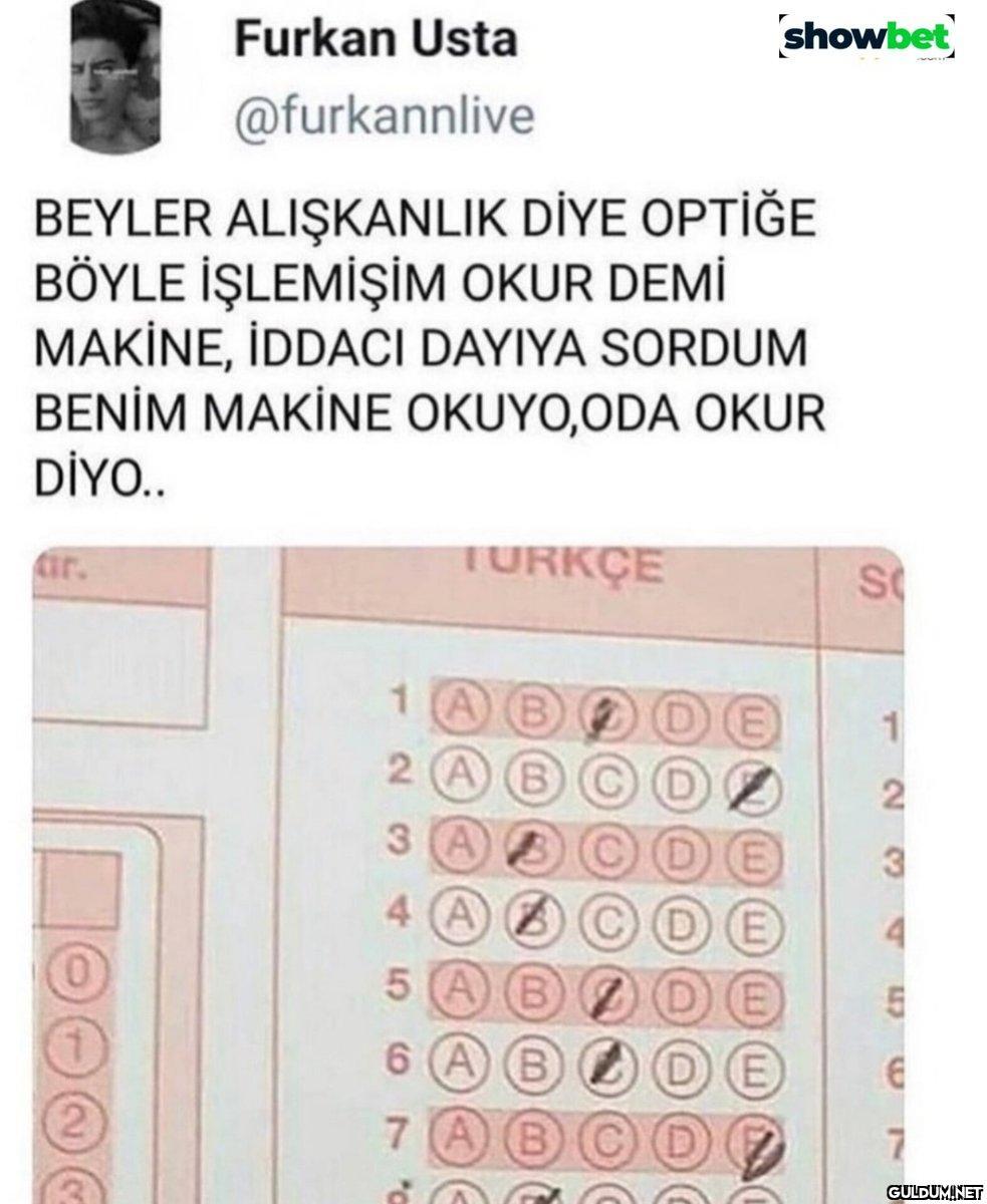 ÖSYM iddacı abiden makine...