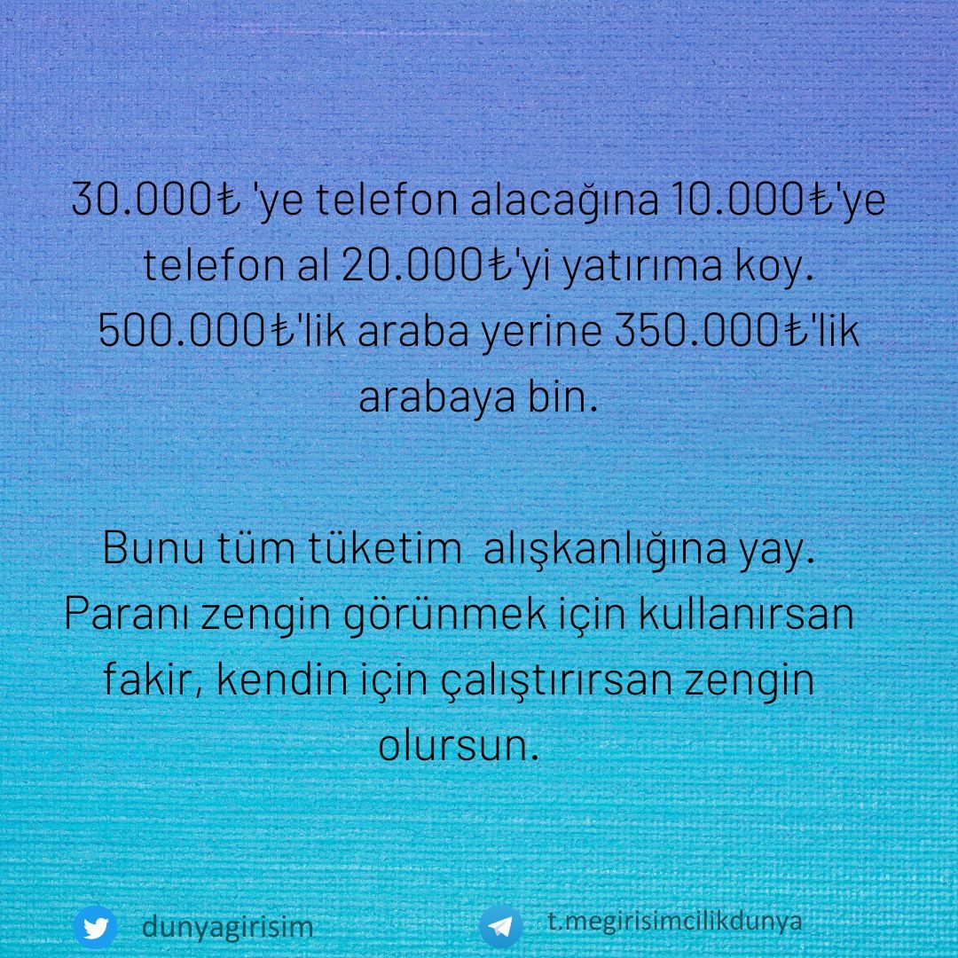 Bir Girisimcilik Notu;...