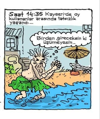 Oy kullanmayıp eşşeğin ...