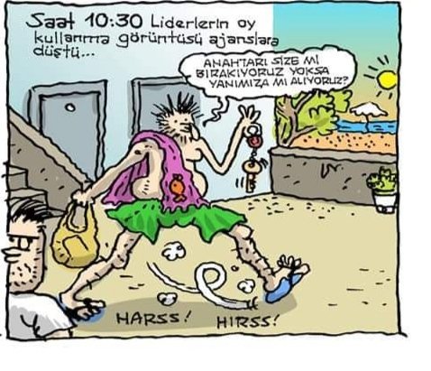 Oy kullanmayıp eşşeğin ...