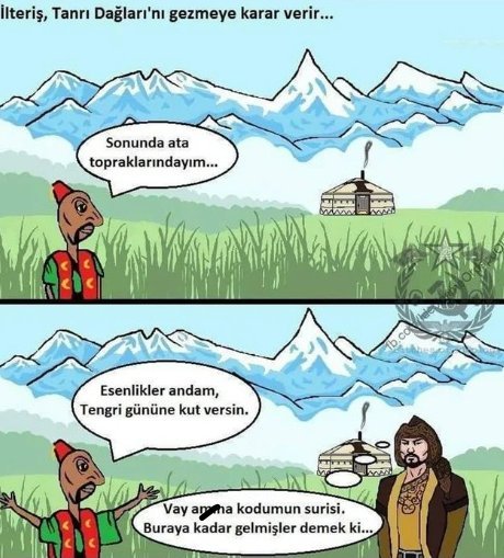 İlteriş, Tanrı Dağları'nı...