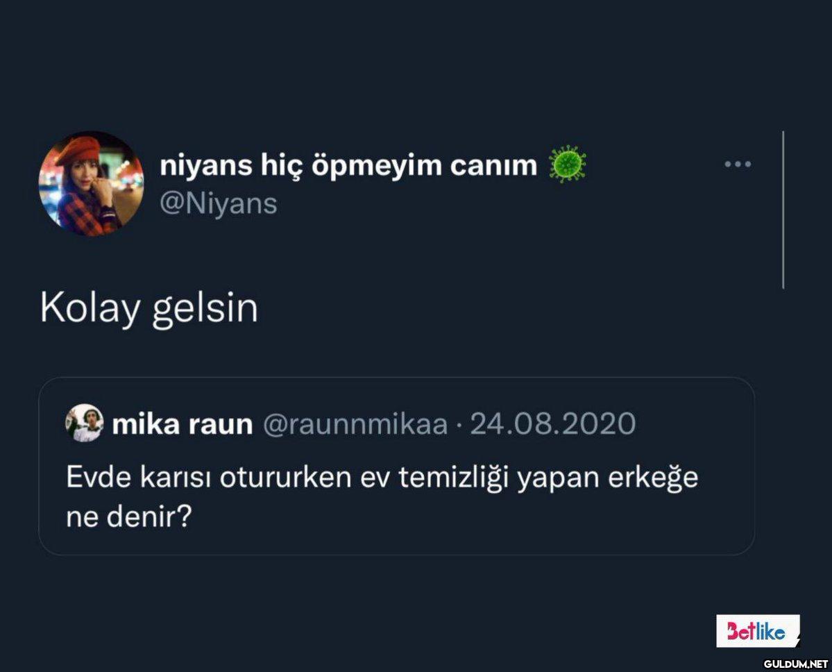 niyans hiç öpmeyim canım...