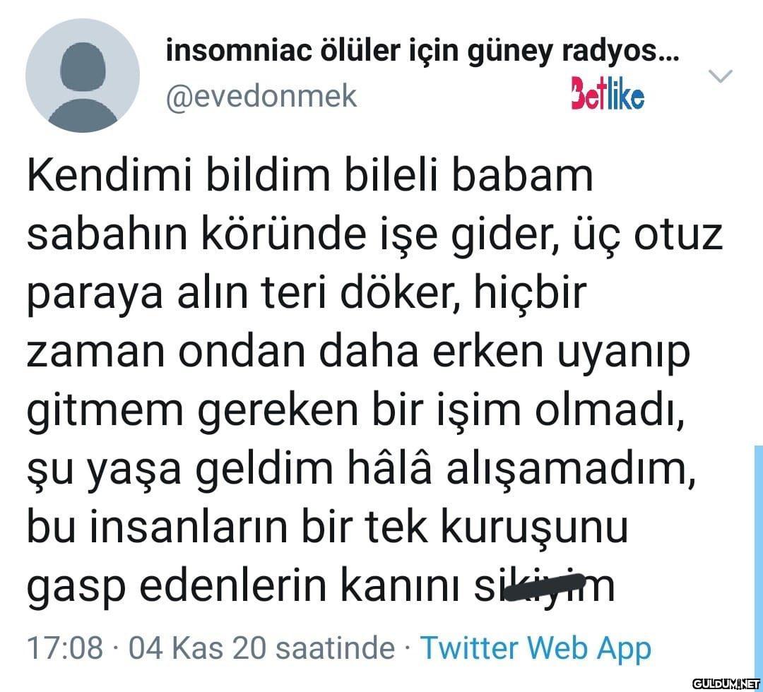 insomniac ölüler için...