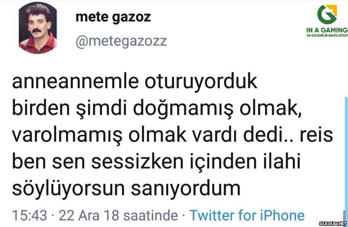 mete gazoz @metegazozz...