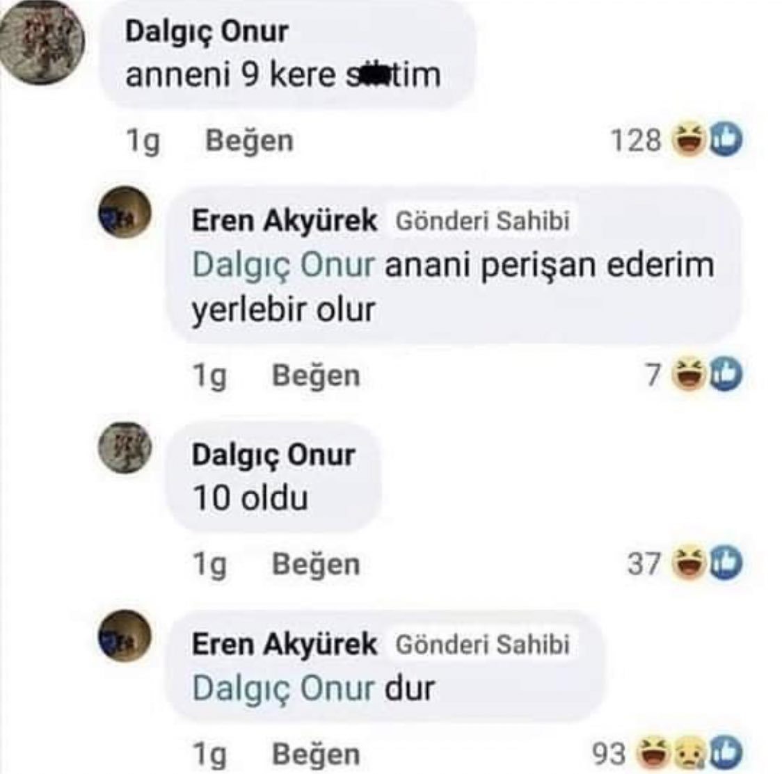 Dalgıç Onur anneni 9 kere...