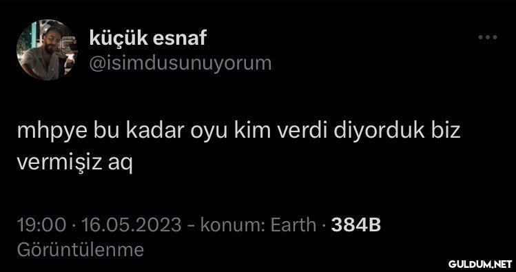 küçük esnaf...