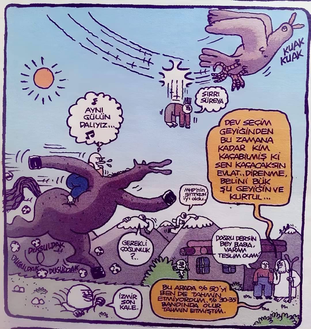 Dev seçim geyikleri de...