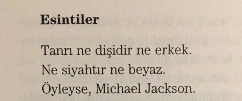 Esintiler Tanrı ne dişidir...