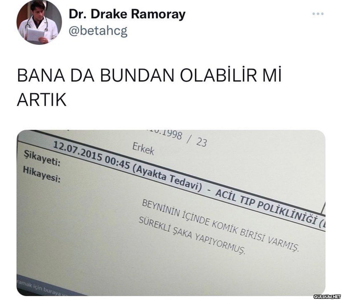 Dr. Drake Ramoray @betahcg...