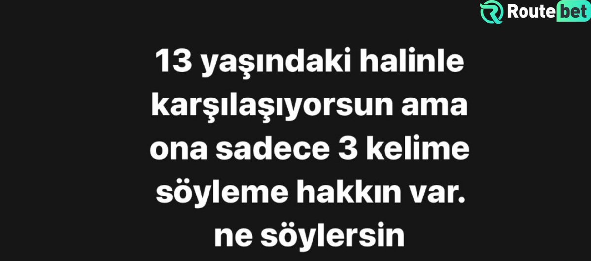 Ne söylerdiniz...