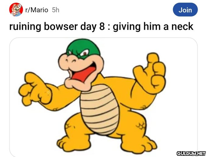 r/Mario 5h Join ruining...
