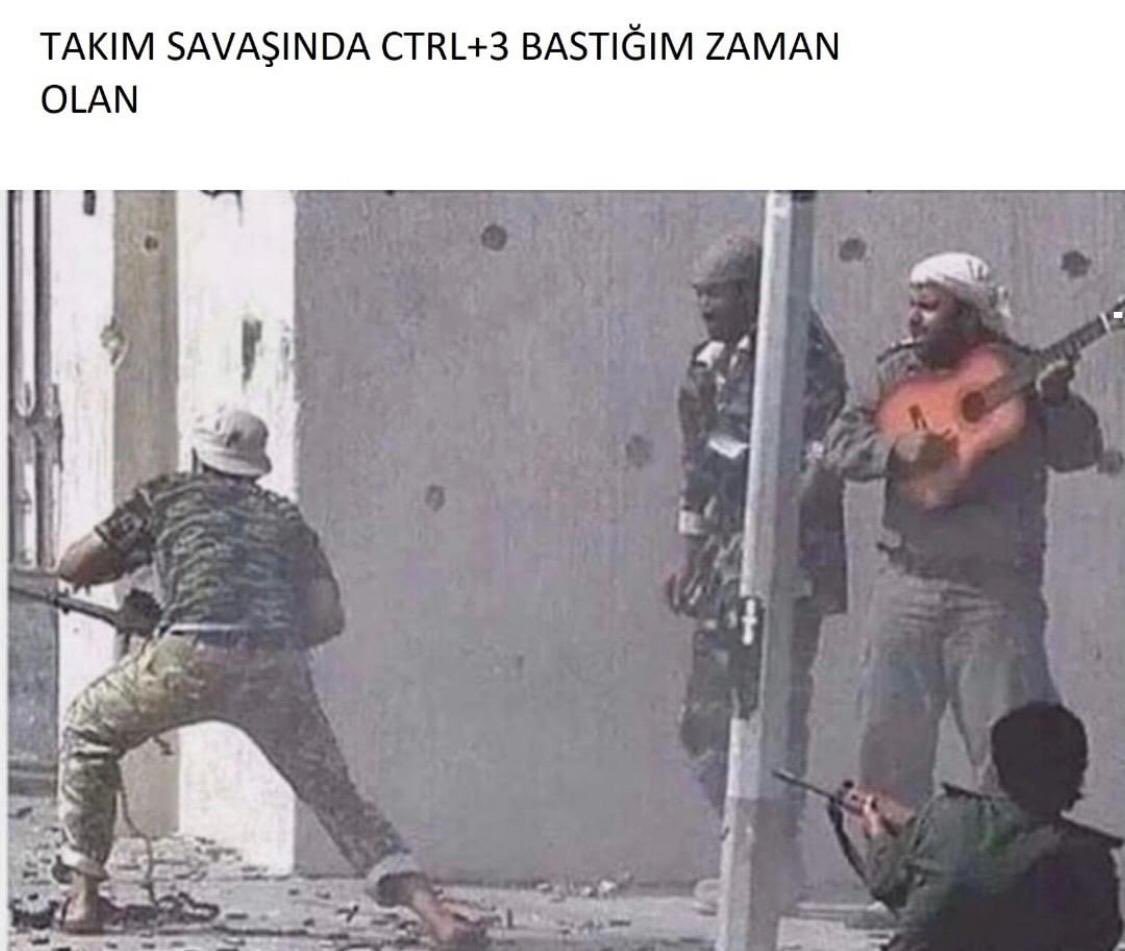 TAKIM SAVAŞINDA CTRL+3...
